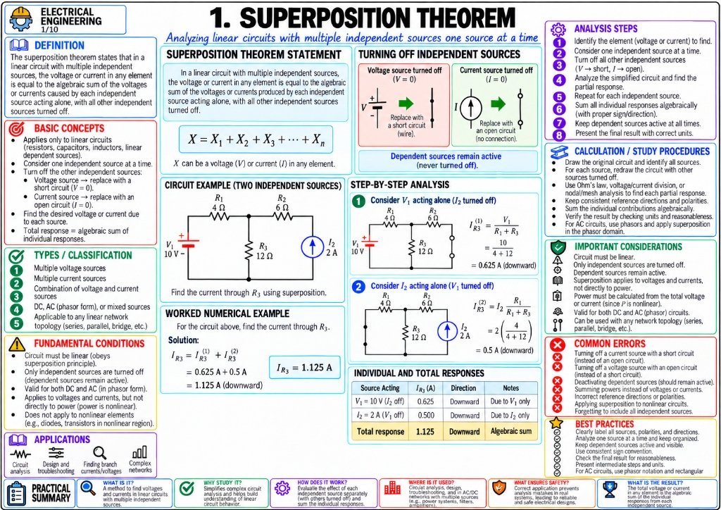 1. Superposition Theorem